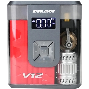 Steelmate 4 in 1 Tire Inflator & Jump Starter - SM-INF-V12SE