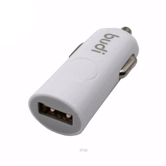 Budi 1 USB Car Charger with LED Indicator (5V2.4A) - CC170WH