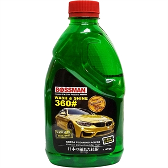 BOSSMAN 1L Wash & Shine Shampoo 360# - BWS360-1